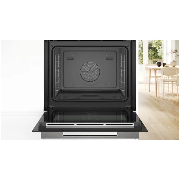 jlf electronics bosch hsg7584b1 series 8 built in oven with steam function 60 x 60 cm black