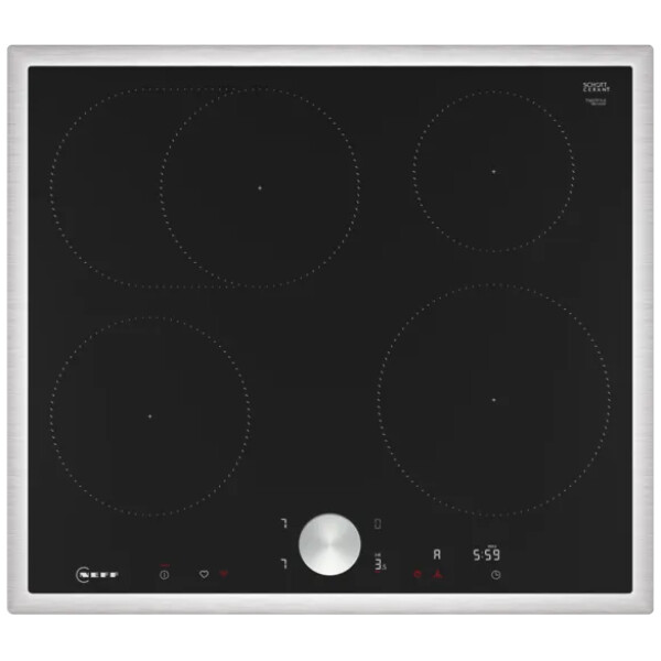 jlf electronics neff t56stf1l0 no 90 induction hobs 60 cm black built in with frame