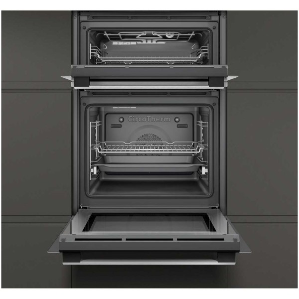 neff u1aci5hn0b no 50 built in double oven stainless steel