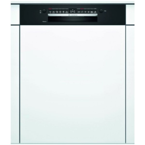 bosch smi4htb31e series 4 semi integrated dishwasher with visible front 60 cm black