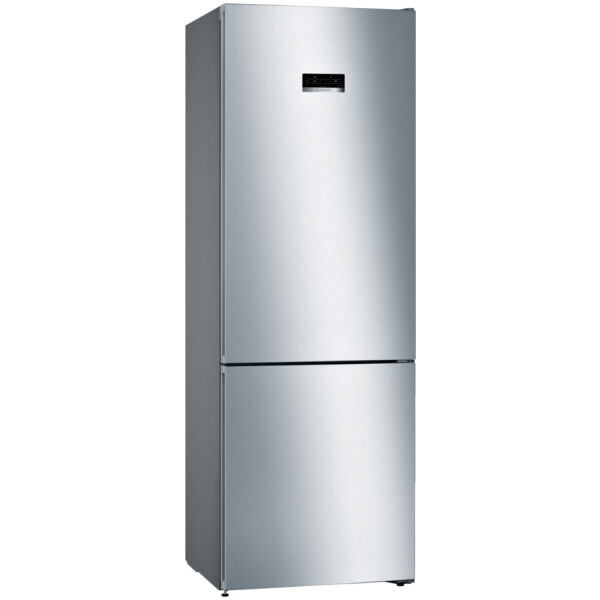 bosch kgn49xiea series 4 freestanding fridge freezer 203 x 70 cm inox antifinger