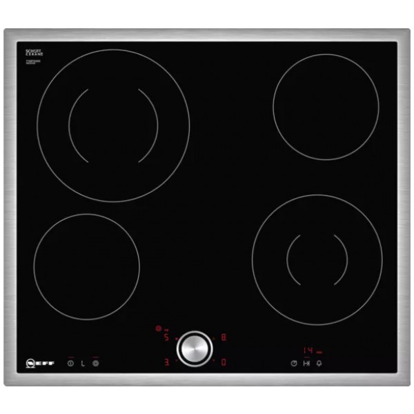 neff t16bt60n0 no 70 electric hobs 60 cm black built in with frame