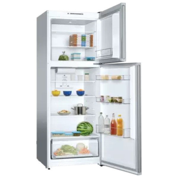 pitsos pknt55nlfb freestanding two door refrigerator 186 x 70 cm inox color