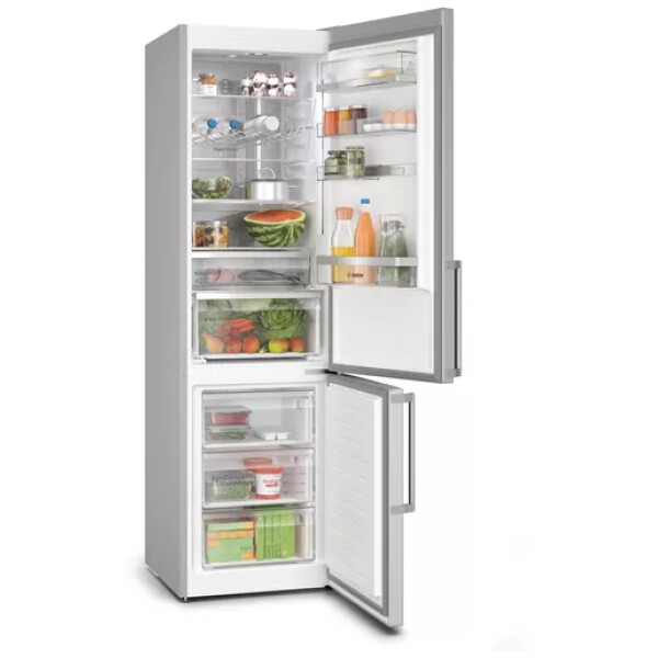 bosch kgn39aict series 6 free fridge freezer 203 x 60 cm inox antifinger